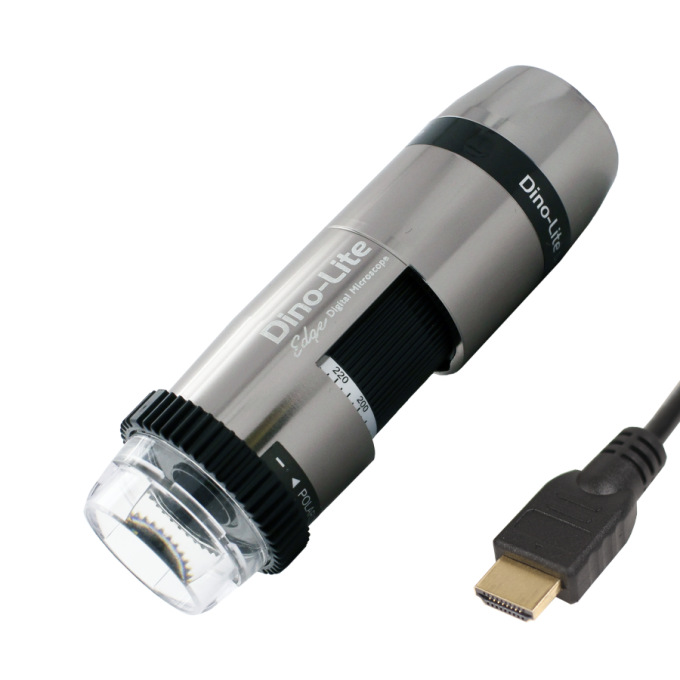 Microscop portabil Dino-Lite EDGE  HDMI + DVI HD AM5218MZTL cu distanta mare de lucru, filtru reglabil de pozarizare